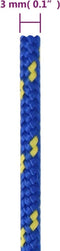 vidaXL - Boottouw - 3 - mm - 250 - m - polypropyleen - blauw