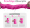 VAIVE Microvezel handdoek - Reishanddoek sneldrogend 100x200 - Roze