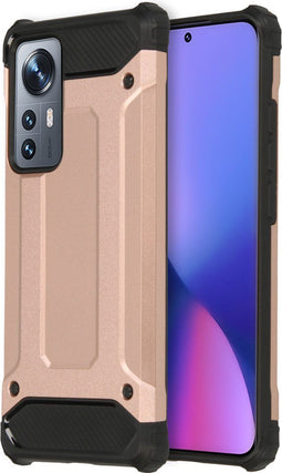 imoshion Hoesje - Geschikt voor Xiaomi 12X, Xiaomi 12 - Rugged Xtreme Backcover - Rosé Goud