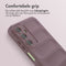 imoshion Hoesje - Geschikt voor Samsung Galaxy A15 (5G) / A15 (4G) - EasyGrip Backcover - Paars
