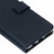Selencia Hoesje Geschikt voor Samsung Galaxy A7 (2018) Hoesje Met Pasjeshouder - Selencia Echt Lederen Bookcase - Donkerblauw