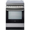 Inventum VFG6020GRVS - Vrijstaand fornuis - 4 gasbranders - Multifunctionele oven 62 liter