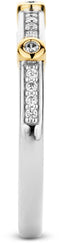 TI SENTO Ring 12149ZY - Zilveren dames ring - Zirkonia - Maat 50