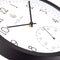 Weerbestendige buitenklok - met thermometer - 30.5 cm - Zwart en Wit - Marigold - NeXtime