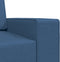 vidaXL - Vloersofa - Bed - 2-in-1 - Blauw - 245x150x60,5 - cm - Stof