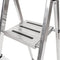 STIER Stepladder - 4 treden - Eenzijdige toegang - Aluminium 2,85 m (3,4 kg)