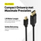Garpex® Mini DisplayPort naar DisplayPort Kabel - 4K 60Hz - 1.8 meter - Zwart