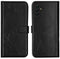 Selencia Galaxy A13 (5G) / A04s - Echt Lederen Bookcase - 3 Pashouders - Zwart
