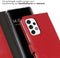Selencia Galaxy A53 - Echt Lederen Bookcase - 3 Pashouders - Rood