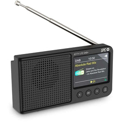 SPC JETTY LITE - Transistor Radio - DAB+ FM - Zwart Retro