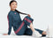 adidas Future Icons 3-Stripes Broek - Dames - Hoge taille - Turquoise - L