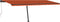 vidaXL - Luifel - automatisch - met - LED - windsensor - 600x350 - cm - oranje - bruin