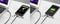 Renkforce RF-3335108 - USB A naar USB-C/Lightning/Micro USB Kabel - 100cm - Grijs