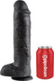 Pipedream King Cock Realistische Dildo met Ballen en Zuignap - beige - 28 cm
