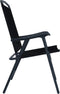 vidaXL - Tuinstoelen - inklapbaar - 2 - st - textileen - zwart