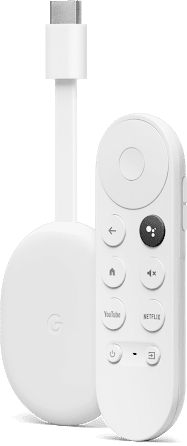 Google Chromecast - Streaming Media Speler - 4K HDR - Wit