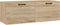 vidaXL - Wandkast - 100x36,5x35 - cm - bewerkt - hout - sonoma - eikenkleurig