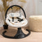 LUVION® Baby Swing - Elektrische Babyschommel - Automatische Wipstoel met Afstandsbediening - Zwart/Wit