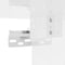 vidaXL - Hangkast - 69,5x34x90 - cm - hoogglans - wit