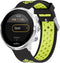 imoshion Siliconen sport bandje - Universeel 24 mm aansluiting - Zwart/Groen