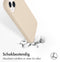 Accezz iPhone 13 - Liquid Silicone Backcover - Schokabsorberend - Beige