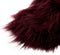 Dyreskinn Schapenvacht ijslands bordeaux 90-110cm lengte / 60-70cm breedte