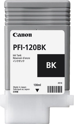 Canon PFI-120BK - Ink Tank - 130ML - Zwart