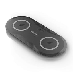 Aisens ASCH-15W2WC060-BK - Draadloze oplader - USB-C - Zwart