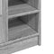 vidaXL - Wastafelkast - 63x29x55 - cm - bewerkt - hout - grijs - sonoma - eikenkleurig