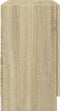 vidaXL - Wastafelkast - 63x30x54 - cm - bewerkt - hout - sonoma - eikenkleurig