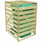 vidaXL - Containerberging - enkel - 240 - L - geïmpregneerd - hout