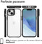 imoshion Hoesje Geschikt voor iPhone 14 Hoesje - imoshion Rugged Hybrid Case - Zwart / Transparant