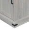 vidaXL - Dressoir - HALDEN - met - schuifdeur - 80x40x80 - cm - massief - hout - wit