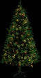 vidaXL - Kerstboom - met - LED - en - dennenappels - 195 - cm - PVC - en - PE - groen