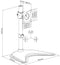 Multibrackets 3323 - Deskstand Basic Single - In hoogte verstelbaar - Zwart
