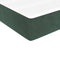 vidaXL - Pocketveringmatras - 140x190x20 - cm - fluweel - donkergroen