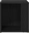 vidaXL - Salontafel - Zwart - Eiken - 33x33x34,5 - cm - Engineered - Wood