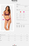 Obsessive - Kruisloze BH-Set - Zwart/Paars