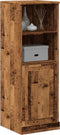 vidaXL - Hoge - kast - 36x35,5x103,5 - cm - bewerkt - hout - oud - houtkleurig