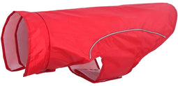 vidaXL - Hondenregenjas - met - reflecterende - strips - polyester - rood - L