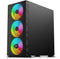 Savio Raptor X1 - Midi Tower PC - ATX EATX ITX Mini-ATX - Zwart