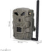 Nedis Wildlife Camera - 4G - 1080p@30fps - 30.0 MPixel - 2 MPixel CMOS - IP66 - 4G - Black No-Glow IR - Night vision - Viewing angle: 50 ° - Motion sensor - Detection angle: 50 °