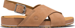 Timberland Malibu Waves Basic X Strap - Dames Sandalen - Verstelbare gespsluiting - Indian Tan Maat 36