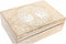 Set decoratieve dozen DKD Home Decor Bruin Wit Mangohout 25 x 17 x 8 cm (2 Stuks)