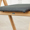 SoBuy FST98-SG - Opvouwbare Eetkamerstoel - Ergonomisch ontwerp - Donkergrijs