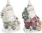Kerstversiering DKD Home Decor Kerstman Magnesium (27 x 20 x 43 cm) (2 Stuks)