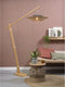 GOOD&MOJO Vloerlamp Kalimantan - Bamboe - 175x60x207cm - Scandinavisch,Bohemian - Staande lampen voor Woonkamer - Slaapkamer