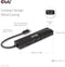 Club 3D CSV-1596 - 6-in-1 USB Gen1 Type-C Hub - 1x Ethernet 1Gbps 1x HDMI 2x USB 2.0 type-A 2x USB 3.2 type-C - Zwart