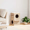 vidaXL - Kattenhuis - 43x43x60 - cm - massief - grenenhout