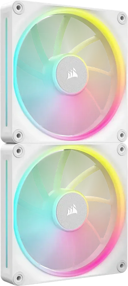 Corsair iCUE LINK LX140 RGB - Ventilator - 140mm - Wit (2 stuks)
